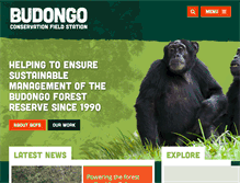Tablet Screenshot of budongo.org
